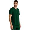 Healing Hands Men’s Medical Scrub Top Spencer with 1 Pocket, Moisture Wicking, 360° Stretch & Recycled Fibers – 2381(Dark Pine)