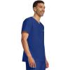 Healing Hands Men’s Medical Scrub Top Spencer with 1 Pocket, Moisture Wicking, 360° Stretch & Recycled Fibers – 2381(Galaxy Blue)