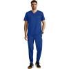 Healing Hands Men’s Medical Scrub Top Spencer with 1 Pocket, Moisture Wicking, 360° Stretch & Recycled Fibers – 2381(Royal)