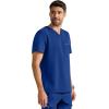 Healing Hands Men’s Medical Scrub Top Spencer with 1 Pocket, Moisture Wicking, 360° Stretch & Recycled Fibers – 2381(Royal)
