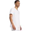 Healing Hands Men’s Medical Scrub Top Spencer with 1 Pocket, Moisture Wicking, 360° Stretch & Recycled Fibers – 2381(White)