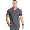 Healing Hands Mens Scrub Top V-Neck with 1 Pocket & 360° Stretch Fabric HH758(Pewter)
