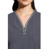 Healing Hands Scrub Top for Women Sonia Top with 3 Pockets Moisture Wicking, 360° Stretch & Recycled Fibers – 2274(Pewter)