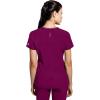 Healing Hands Scrub Top for Women Sonia Top with 3 Pockets Moisture Wicking, 360° Stretch & Recycled Fibers – 2274(Wine)