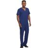 Healing Hands Scrubs for Men Top Blue Label One Pocket Men’s Scrub Top Lightweight Fabric 2223 James