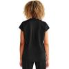 Healing Hands Women Medical Scrub Top Sandy Top with 2 Pockets, Moisture Wicking, 360° Stretch and Recycled Fiber – 2286(Black)