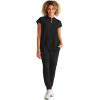 Healing Hands Women Medical Scrub Top Sandy Top with 2 Pockets, Moisture Wicking, 360° Stretch and Recycled Fiber – 2286(Black)