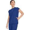 Healing Hands Women Medical Scrub Top Sandy Top with 2 Pockets, Moisture Wicking, 360° Stretch and Recycled Fiber – 2286(Galaxy Blue)
