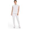Healing Hands Women Medical Scrub Top Sandy Top with 2 Pockets, Moisture Wicking, 360° Stretch and Recycled Fiber – 2286(White)
