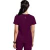 Healing Hands Women’s Medical Scrub Top Skyler with 2 Pockets Moisture Wicking, 360° Stretch & Recycled Fiber – 2285(Wine)