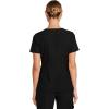 Healing Hands Women’s Tops V-Neck Scrub Top Tuck-in with Welt Chest Pocket HH755(Black)