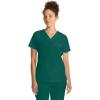Healing Hands Women’s Tops V-Neck Scrub Top Tuck-in with Welt Chest Pocket HH755(Hunter)