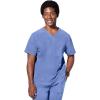 Healing Hands Men’s Medical Scrub Top Spencer with 1 Pocket, Moisture Wicking, 360° Stretch & Recycled Fibers – 2381(Ceil)