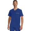 Healing Hands Men’s Medical Scrub Top Spencer with 1 Pocket, Moisture Wicking, 360° Stretch & Recycled Fibers – 2381(Galaxy Blue)
