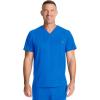 Healing Hands Mens Scrub Top V-Neck with 1 Pocket & 360° Stretch Fabric HH758(Royal)