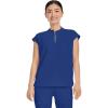 Healing Hands Women Medical Scrub Top Sandy Top with 2 Pockets, Moisture Wicking, 360° Stretch and Recycled Fiber – 2286(Galaxy Blue)