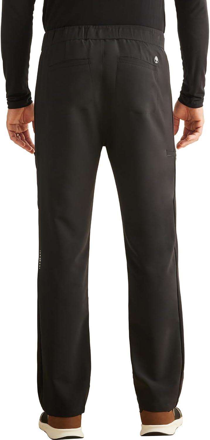 imageHealing Hands Mens Scrub Pant Nash Pant with 6 Pockets Moisture Wicking 360 Stretch amp Recycled Poly HH101Black