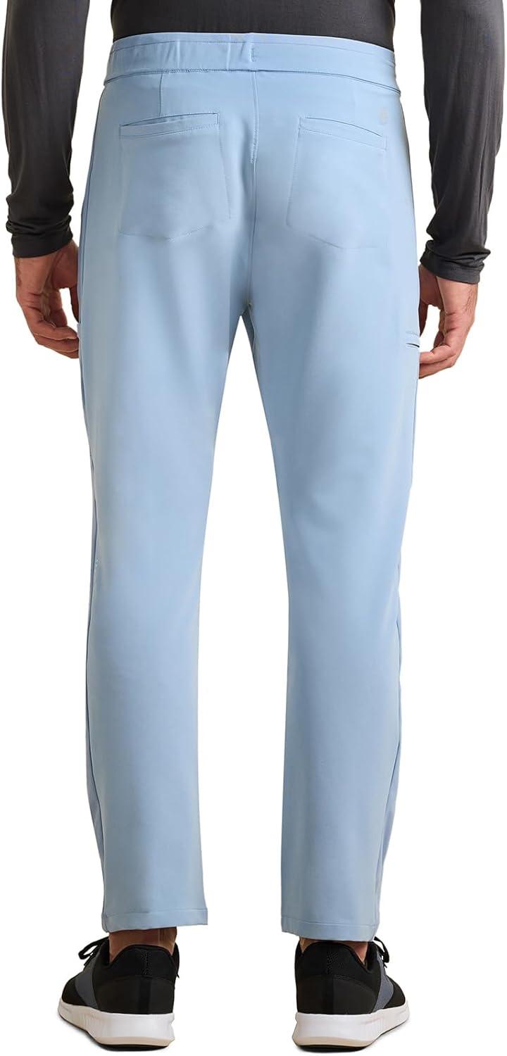 imageHealing Hands Mens Scrub Pant Nash Pant with 6 Pockets Moisture Wicking 360 Stretch amp Recycled Poly HH101Icy Blue