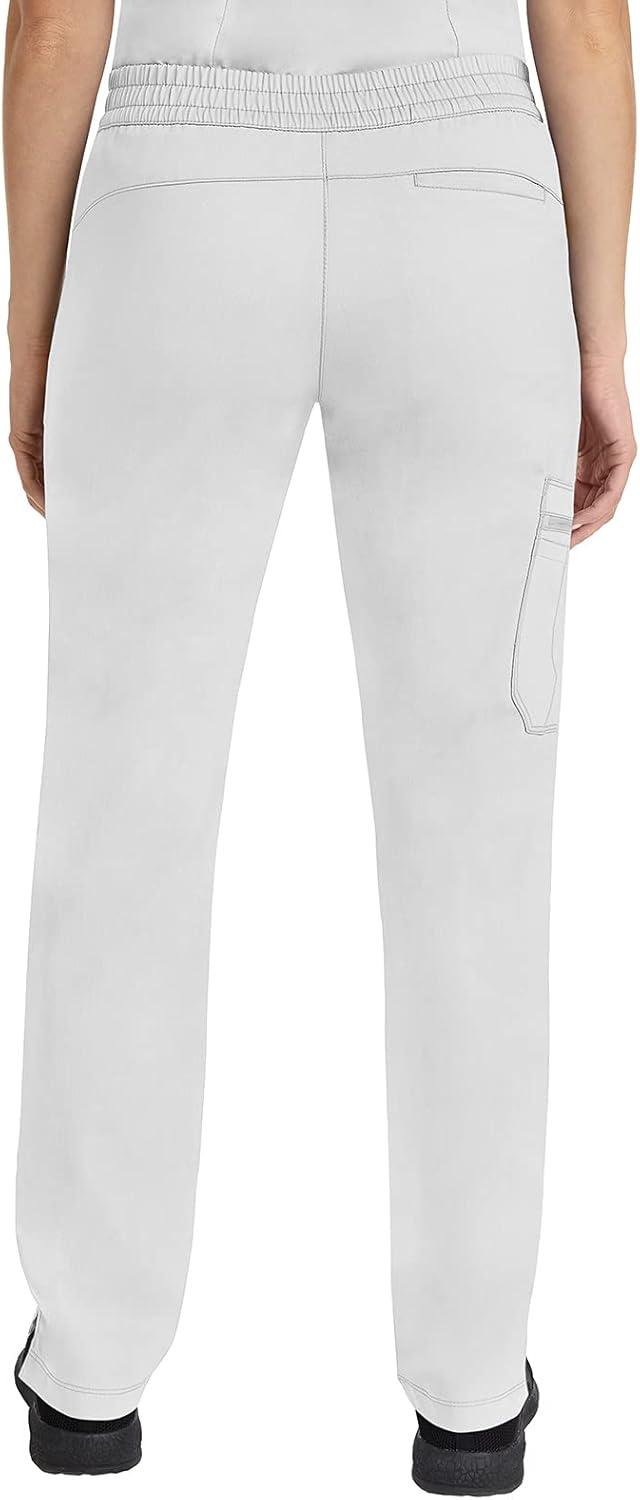 imageHealing Hands Scrub Pants for Women Tamara Pant with 6 Pockets Reversible Drawstring and 2Way Stretch Fabric 9181White