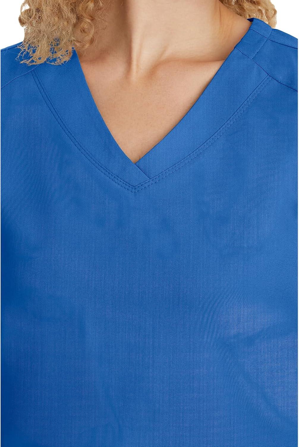 imageHealing Hands Scrubs for Women Jill Scrub Top VNeck Modern Fit with 2 Patch Pockets and 2Way Stretch Fabric 2320Royal
