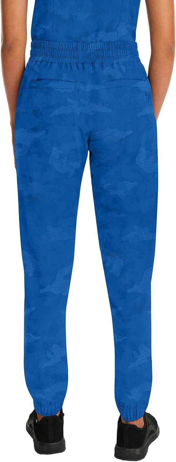 imageHealing Hands Scrubs for Women Jogger Camo Pant Tate 5 Pockets Moisture Wicking Easy Care 360 Stretch Quick Dry 9350Royal