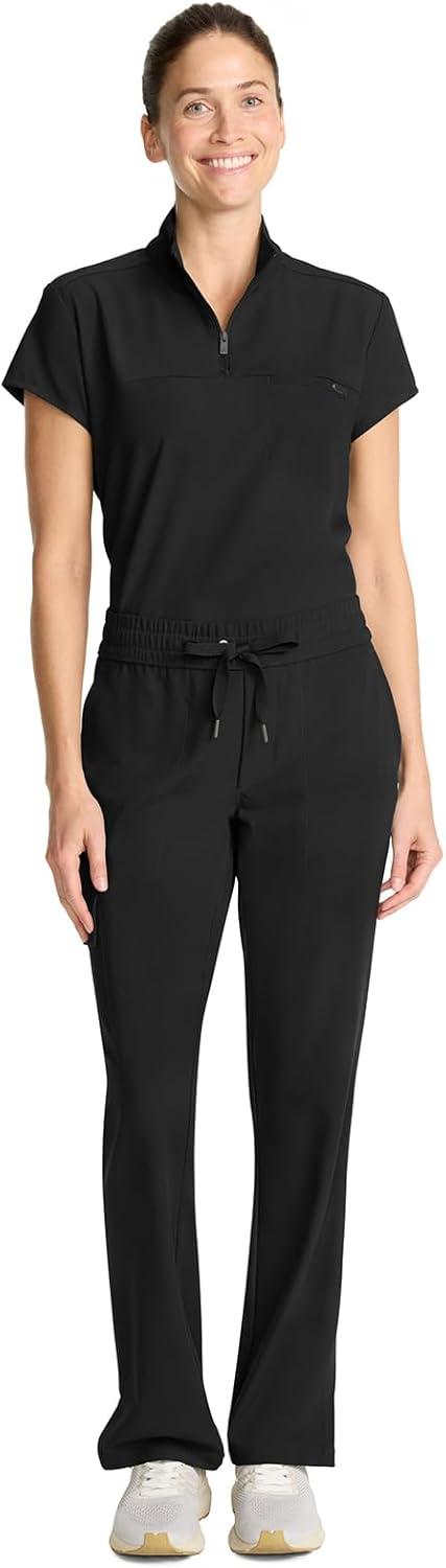 imageHealing Hands Scrubs for Women Medical Pant Drawstring Straight Leg Bottoms HH153Black