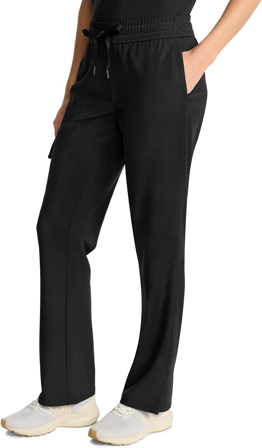 imageHealing Hands Scrubs for Women Medical Pant Drawstring Straight Leg Bottoms HH153Black