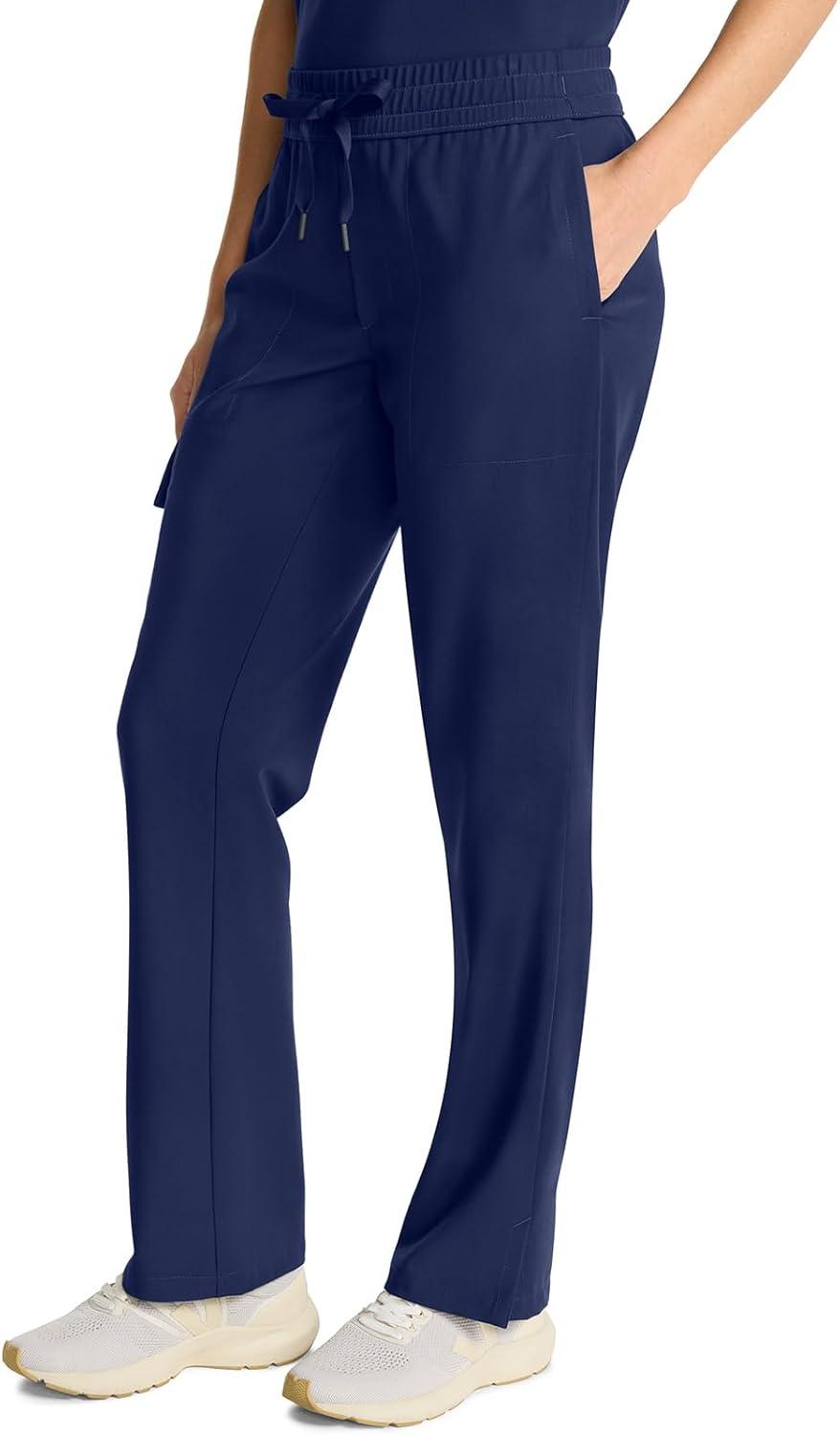 imageHealing Hands Scrubs for Women Medical Pant Drawstring Straight Leg Bottoms HH153Navy