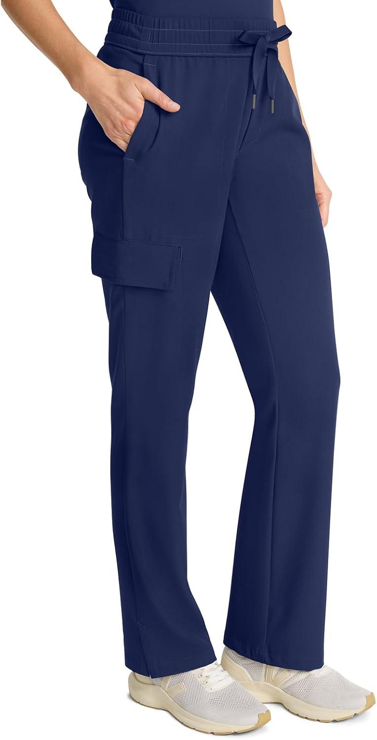 imageHealing Hands Scrubs for Women Medical Pant Drawstring Straight Leg Bottoms HH153Navy