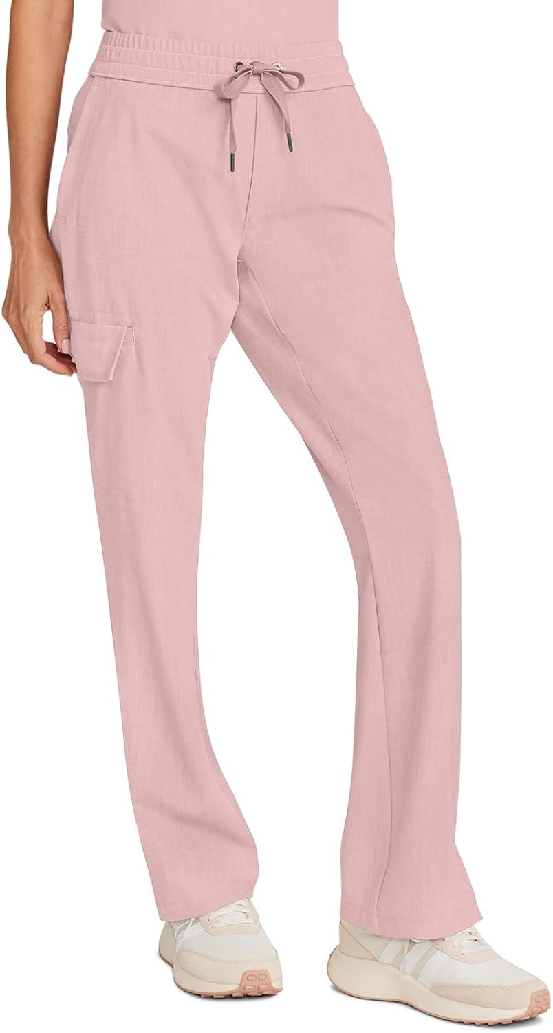 imageHealing Hands Scrubs for Women Medical Pant Drawstring Straight Leg Bottoms HH153Pink Pearl