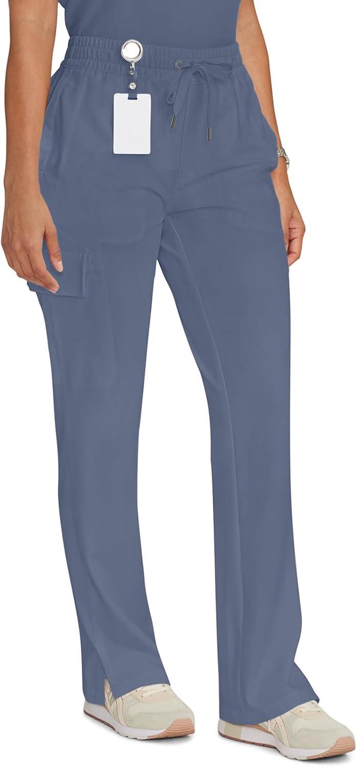 imageHealing Hands Scrubs for Women Medical Pant Drawstring Straight Leg Bottoms HH153Twilight Blue