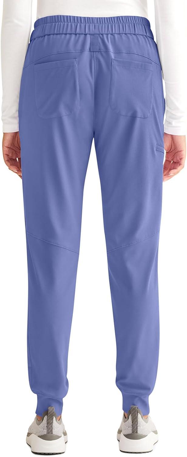 imageHealing Hands Womens Scrub Jogger Pant Naya with 6 Pockets Moisture Wicking 360 Stretch amp Recycled Fibers 9156Ceil