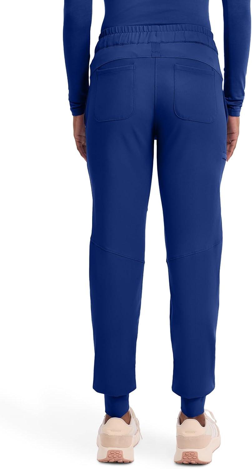 imageHealing Hands Womens Scrub Jogger Pant Naya with 6 Pockets Moisture Wicking 360 Stretch amp Recycled Fibers 9156Galaxy Blue