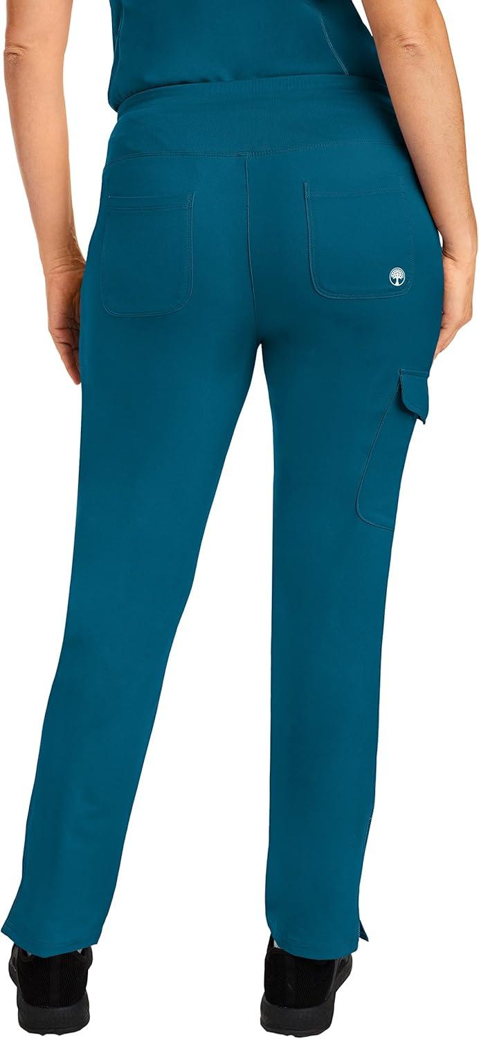 imageHealing Hands Womens Yoga Scrubs Pant 6 Pocket HH360 9155 Naomi Athleisure Scrub Yoga Pant for WomenCaribbean