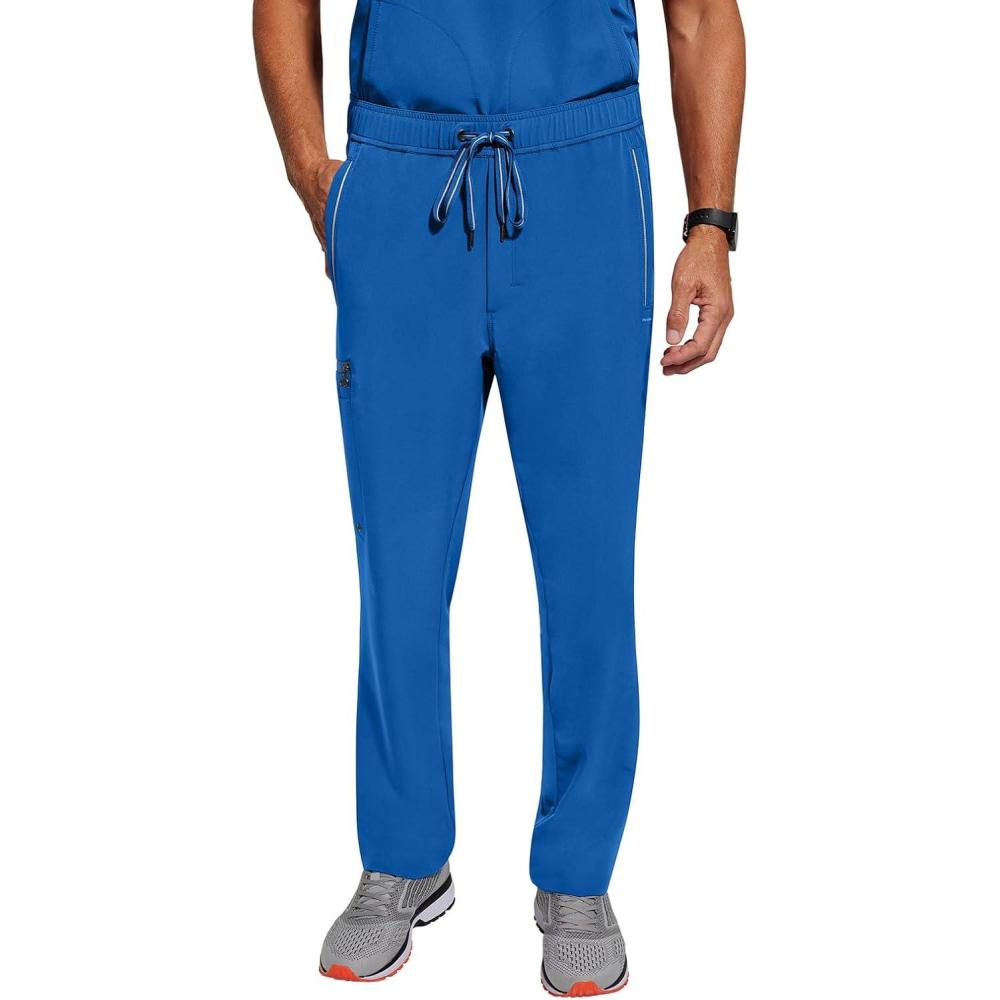 imageHealing Hands Medical Scrub Pant for Men Noah Bottoms with 7 Pockets Moisture Wicking 360 Stretch amp Recycled Fibers 9173Royal
