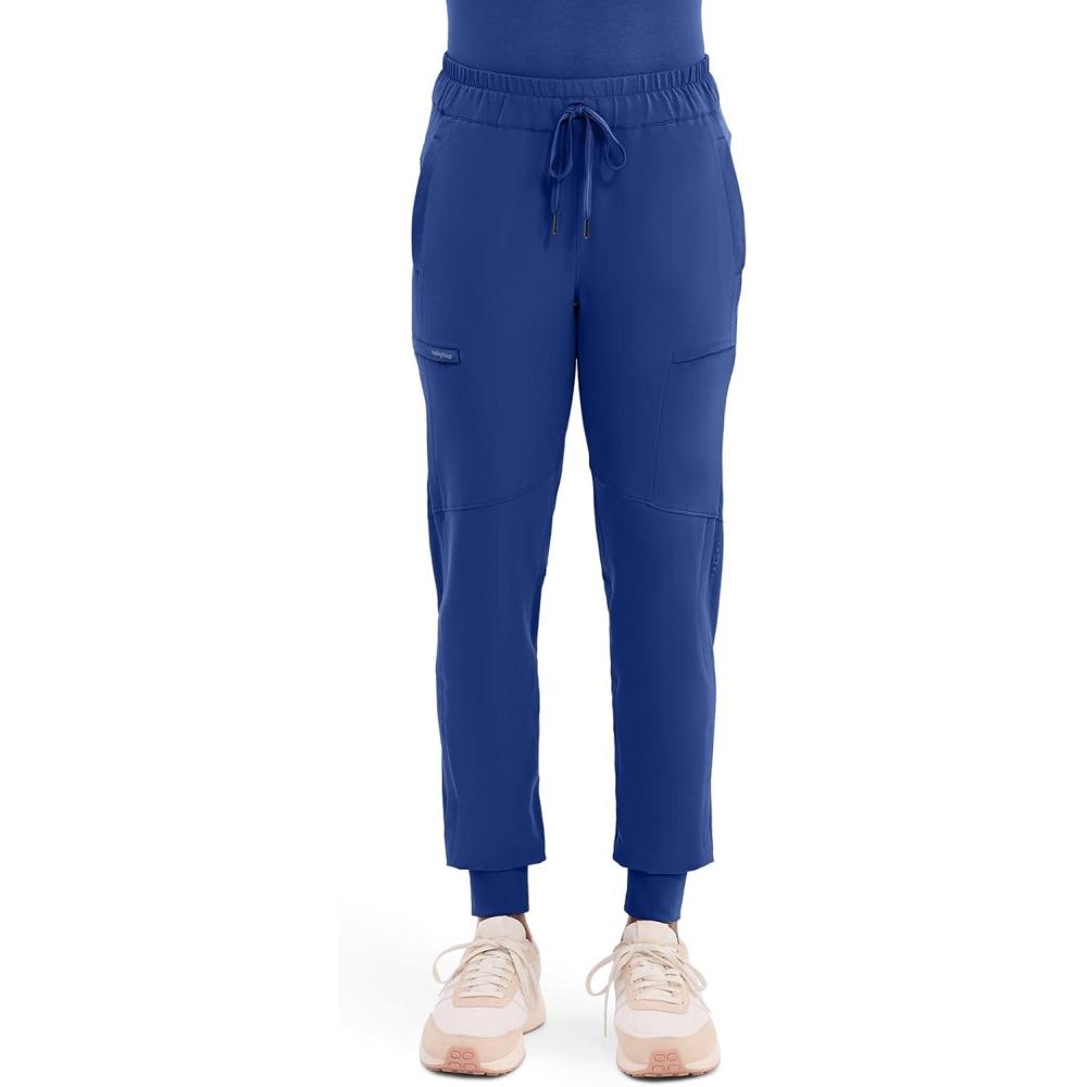 imageHealing Hands Womens Scrub Jogger Pant Naya with 6 Pockets Moisture Wicking 360 Stretch amp Recycled Fibers 9156Galaxy Blue