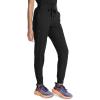 Healing Hands Joggers Scrub Pants for Women Mid-Rise Bottoms with Bekah Drawstring HH155(Black)