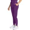 Healing Hands Joggers Scrub Pants for Women Mid-Rise Bottoms with Bekah Drawstring HH155(Eggplant)