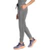 Healing Hands Joggers Scrub Pants for Women Mid-Rise Bottoms with Bekah Drawstring HH155(Heather Ash)