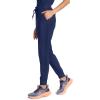 Healing Hands Joggers Scrub Pants for Women Mid-Rise Bottoms with Bekah Drawstring HH155(Navy)