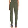 Healing Hands Joggers Scrub Pants for Women Mid-Rise Bottoms with Bekah Drawstring HH155(Olive)
