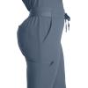 Healing Hands Joggers Scrub Pants for Women Mid-Rise Bottoms with Bekah Drawstring HH155(Twilight Blue)