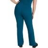 Healing Hands Scrub Set For Women with 5 Pockets, V-Neck Scrub Top 2278, and Taylor Pants 9095 with 2-Way Stretch Technology(Caribbean)