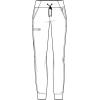 Healing Hands Scrubs for Women Jogger Scrub Pant Trinity Bottom with 6 Pockets, Mid-Rise Pull-on Rib-Knit Waistband HH003(Royal)