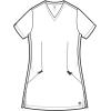 Healing Hands Scrubs for Women V-Neck Scrub Top Jolie with 2 Zip Pockets, Moisture Wicking & 360° Stretch Fabric HH601(Marigold)
