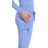 Healing Hands Women’s Jogger Scrub Pant 7 Pockets Elastic Drawstring, with Moisture Wicking & 2-Way Stretch Technology – 9244(Ceil)