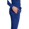 Healing Hands Women’s Jogger Scrub Pant 7 Pockets Elastic Drawstring, with Moisture Wicking & 2-Way Stretch Technology – 9244(Galaxy Blue)