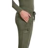Healing Hands Women’s Jogger Scrub Pant 7 Pockets Elastic Drawstring, with Moisture Wicking & 2-Way Stretch Technology – 9244(Olive)