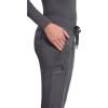 Healing Hands Women’s Jogger Scrub Pant 7 Pockets Elastic Drawstring, with Moisture Wicking & 2-Way Stretch Technology – 9244(Pewter)