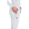 Healing Hands Women’s Jogger Scrub Pant 7 Pockets Elastic Drawstring, with Moisture Wicking & 2-Way Stretch Technology – 9244(White)
